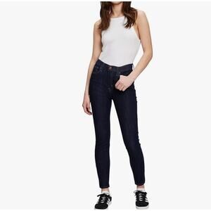 GAP Women's Sky High Rise True Skinny Fit Jeans, Dark Indigo Sz 24 Regular NWOT